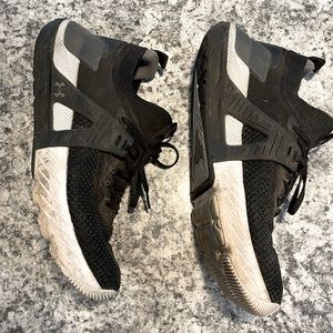 Men’s Under Armour UA Project Rock Training Shoes, size 12 black